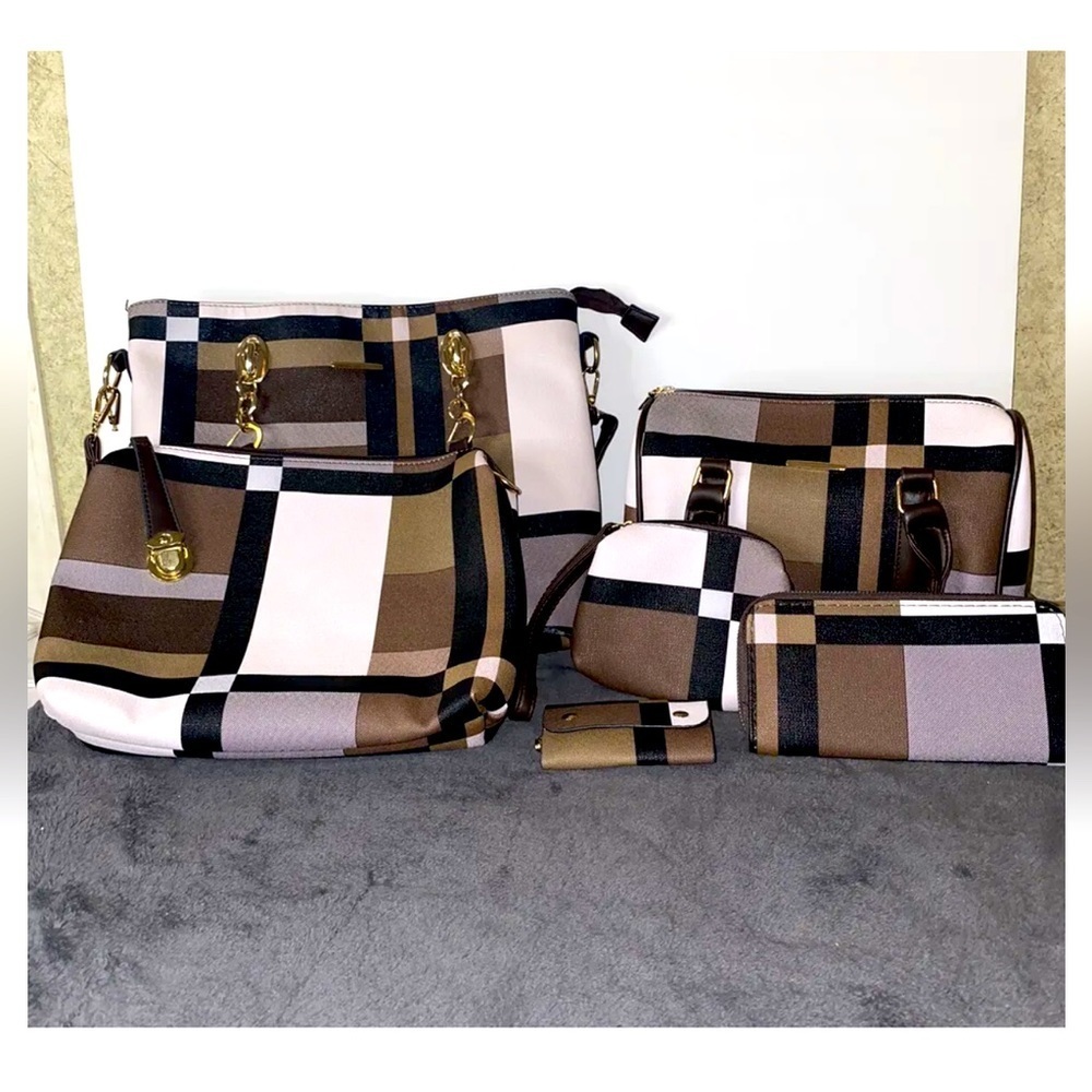 Women Handbags Messenger Shoulder Bags Luxury Handbags 6 Pieces Great Condition